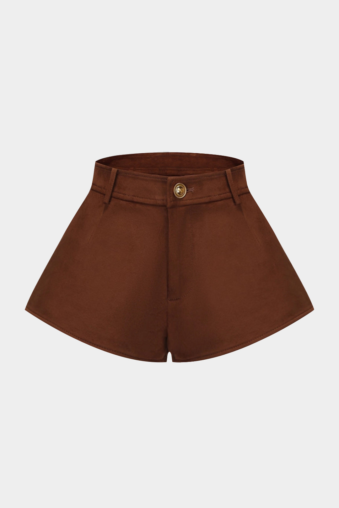 Suede Wide Leg Shorts