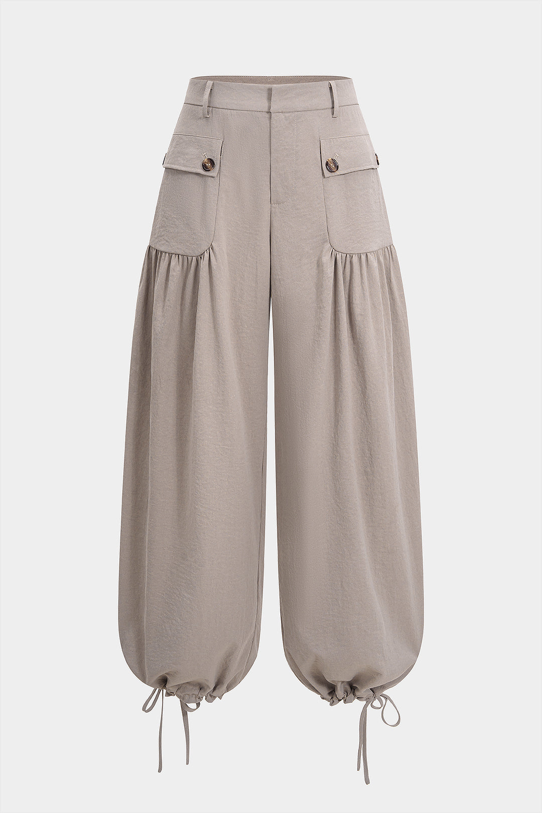 Tie-Up Pocket Lantern Trousers