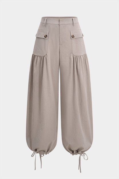 Tie-Up Pocket Lantern Trousers