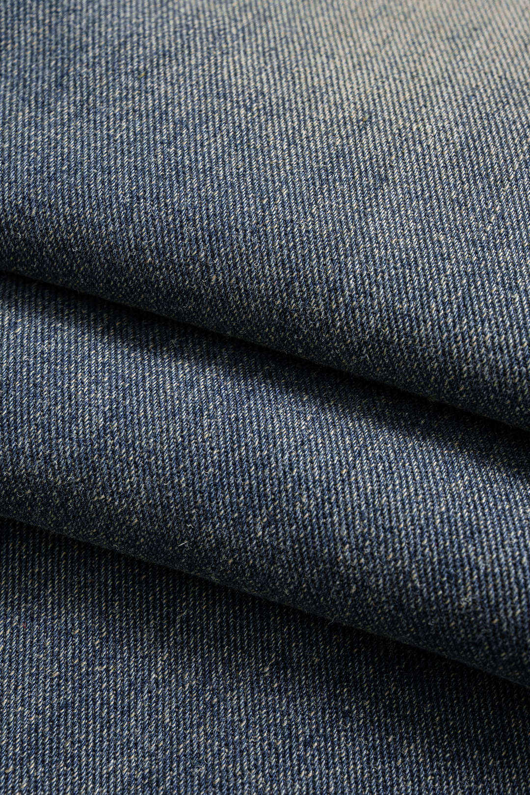 Denim Pleated Jeans