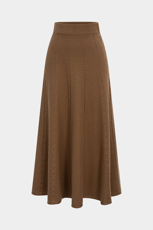Knit High Waist Skirt