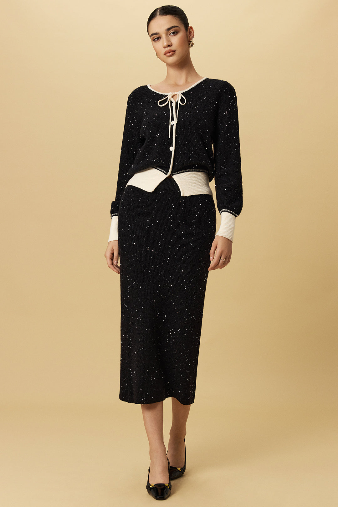 Knit Midi Skirt