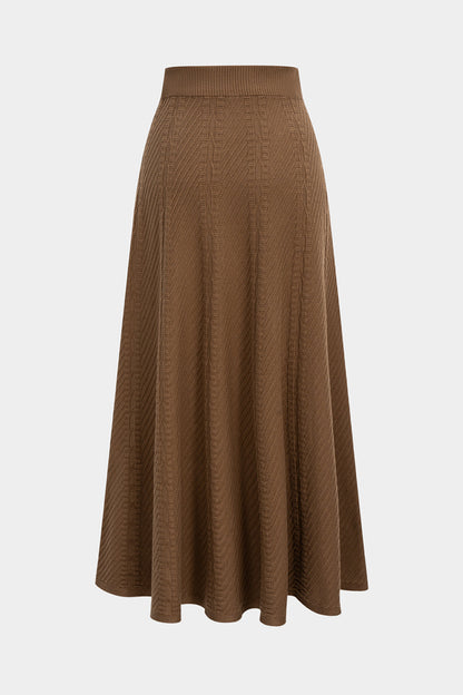 Knit High Waist Skirt