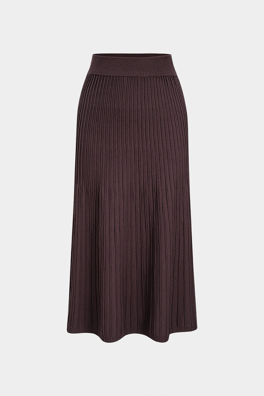 Knit Stitching Detail Skirt
