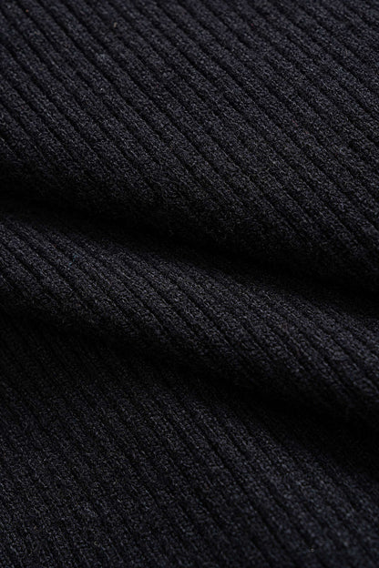 Knit Metallic Button Contrast Binding Tank Top
