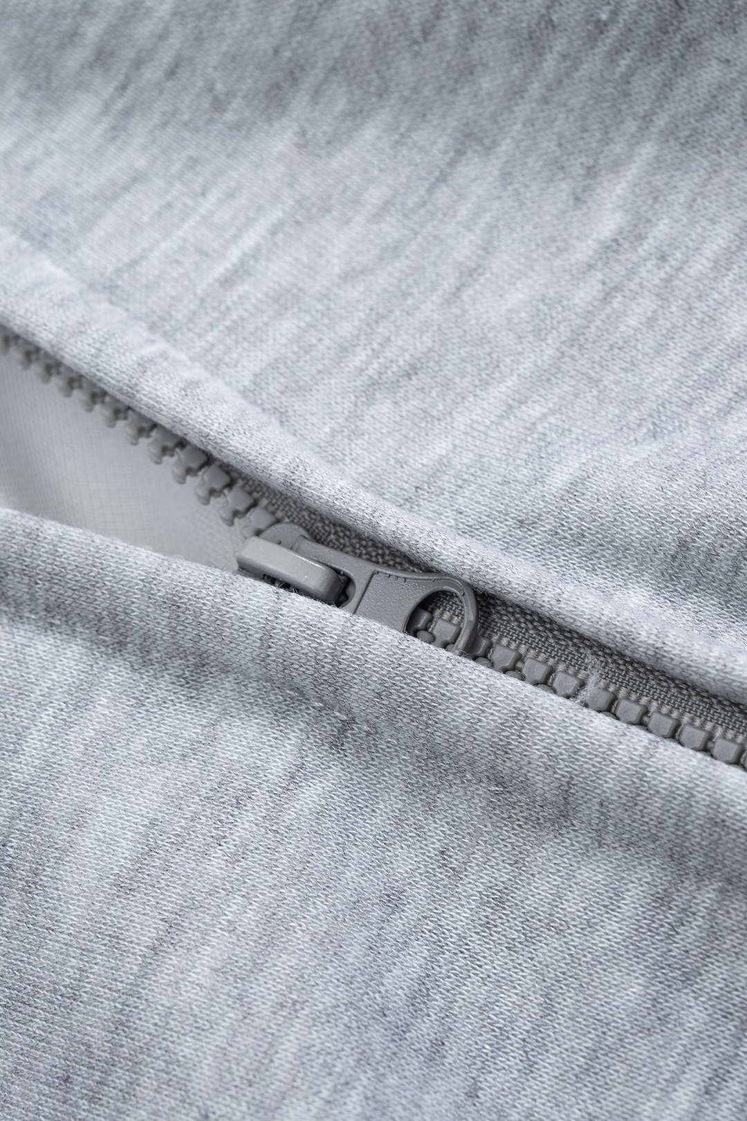 Zipper Long-Sleeve Hoodie