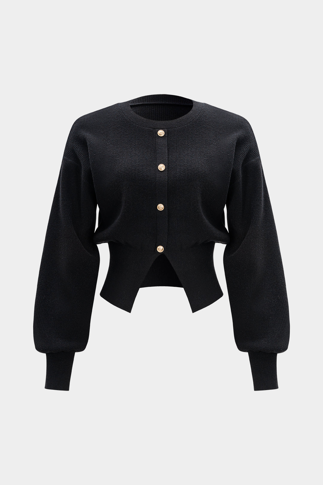 Ribbed Button Sweater Cardigan