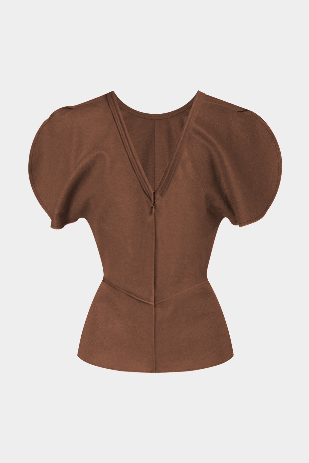 Asymmetrical Short-Sleeve Shirt