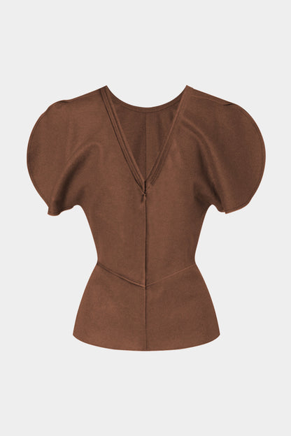 Asymmetrical Short-Sleeve Shirt