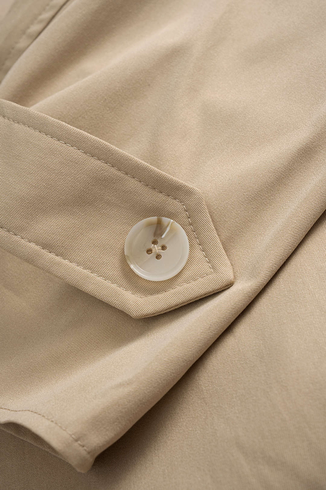 Tie-Up WNotched Lapel Belted Jacket