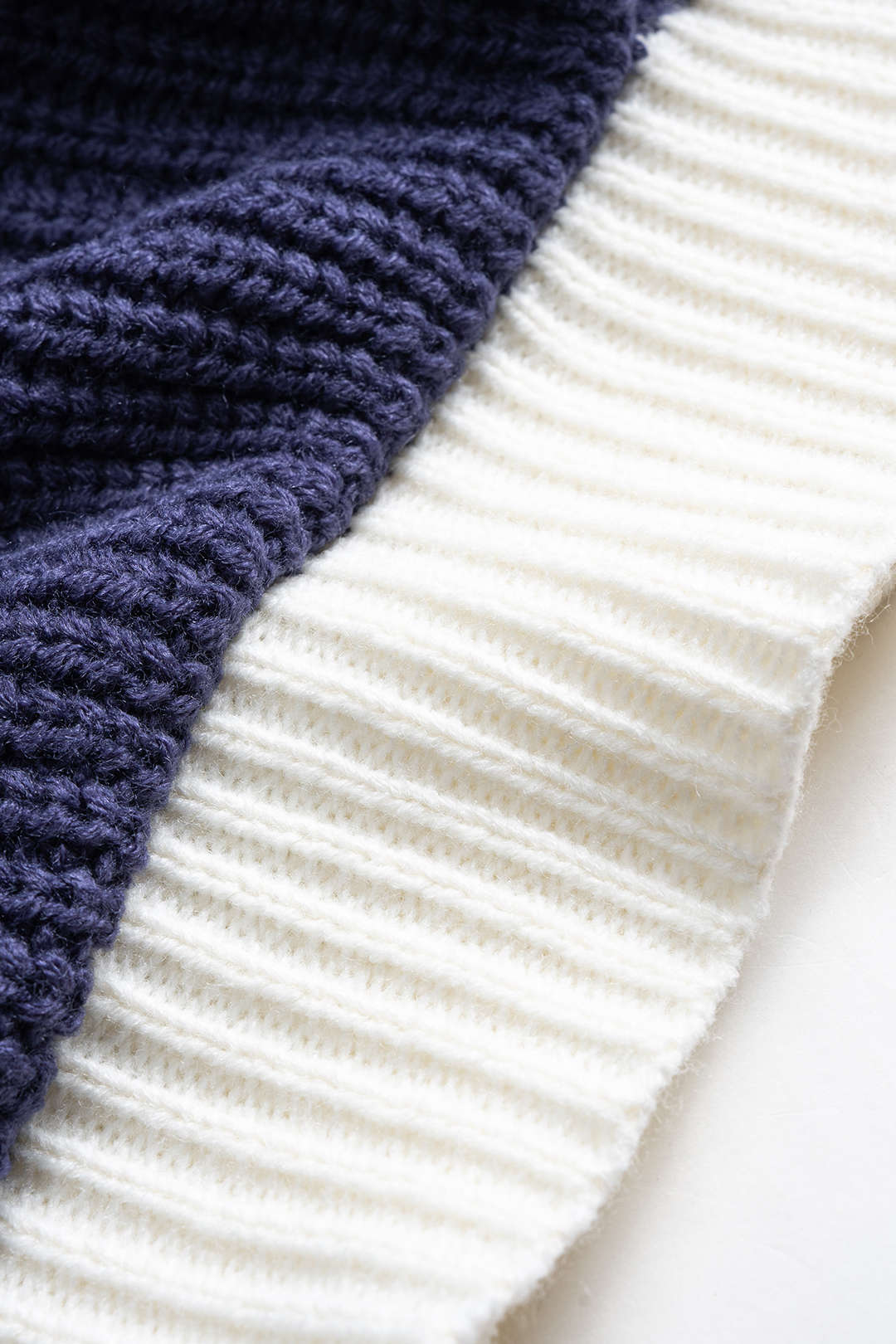 Knit Tie Front Asymmetrical Long-Sleeve Top
