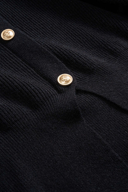 Ribbed Button Sweater Cardigan