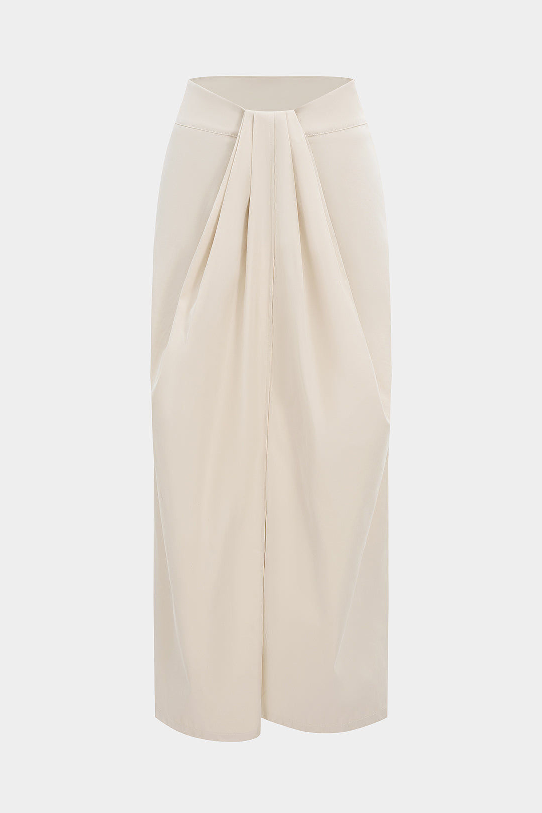 High Waist Ruched Irregular Skirt