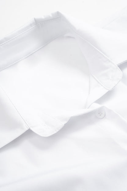 Bow Tie-Up Long-Sleeve Shirt