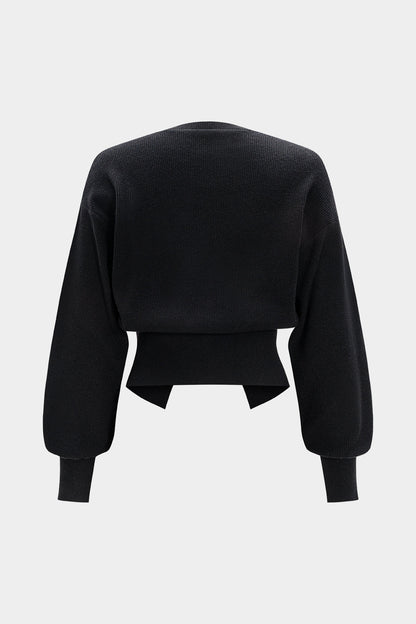 Ribbed Button Sweater Cardigan