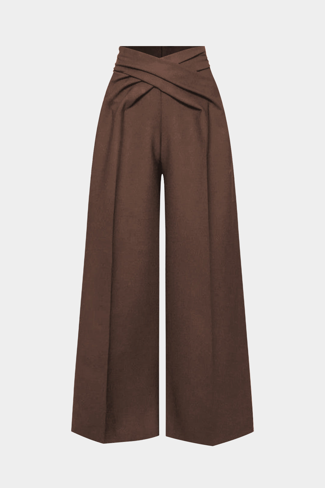Ruched Crossed Trousers