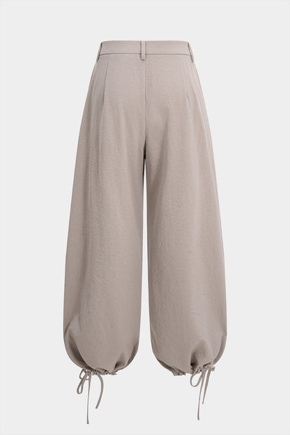 Tie-Up Pocket Lantern Trousers