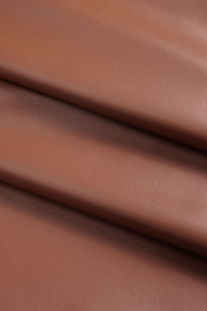 Faux Leather Zipper Skirt