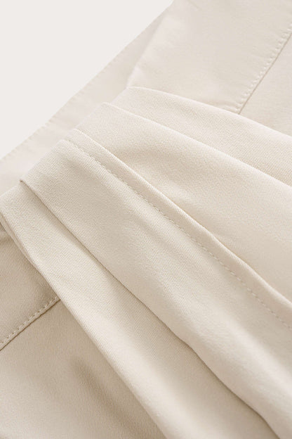 High Waist Ruched Irregular Skirt
